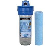 Filtro Acqua Alloggiamento 10 Pollici 1/2 "+ Antibatterico Sistema Batteri Virus