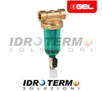 FILTRO ACQUA AUTOPULENTE GEL BABY CYCLON - ACCIAIO INOX - ATTACCHI 1/2" e 3/4"