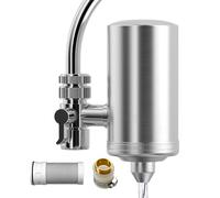 Filtro 'acqua del rubinetto | depuratore d'acqua del rubinetto: filtro di montaggio del rubinetto in acciaio inossidabile ad alta efficienza per acqua più pulita e sana, facile da installare