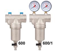 FILTRO ACQUA FARG AUTOPULENTE OTTONE 11/4" CON MANOMETRO 600.032C 400mcr