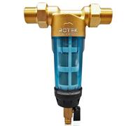Filtro acqua in ottone con rete autopulente in acciaio inossidabile