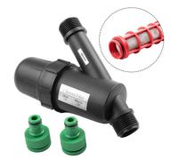 Filtro acqua in plastica 100 reti per tubo giardino e connettori irrigazione
