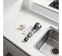 Filtro acqua lavandino con design girevole 360 gradi e nove accessori