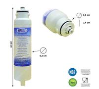 Filtro Acqua per Frigorifero DAEWOO SMEG FRANKE WF076