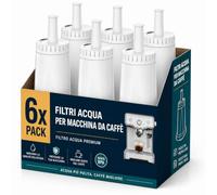 Filtro acqua per macchina da caffè - Compatibile con Sage Barista Express | Impress Pro Touch Oracle Jet The Barista Dual Boiler - Filtri per SES810/875/880/920/980/990, BES008, BES878 (6 pezzi)