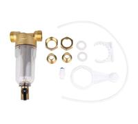 Filtro Acqua per Rubinetto Cucina, Frontale, 1 Pollice a 1/2 | Plastica e Rame, Design Traslucido, Portata Giornaliera 189 L/h, Pressione 0.1-0.4 Mpa, per Ingresso Principale