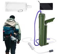 Filtro acqua per viaggi zaino campeggio 0,0001 micron pompa a mano sopravvivenza attrezzature ad alta precisione per bere in modo sicuro all'aperto