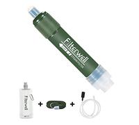 Filtro acqua personale, purificatore d'acqua per sopravvivenza all'aria aperta, mini sistema di filtraggio portatile, purificatore di acqua di emergenza per campeggio escursionismo e viaggi (esercito