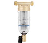 Filtro acqua riutilizzabile spin down per rubinetto, prefiltro per sedimenti per pozzo e filtrazione domestica, filtro di sedimentazione 1/2 pollici con flusso continuo e alta efficienza