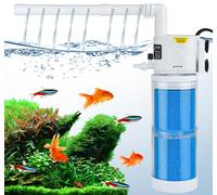 FILTRO ACQUARIO 5 IN 1 PER TARTARUGHE D'ACQUA 100 LITRI POMPA INTERNA 60 LITRI