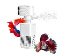 Filtro acquario-Pompa filtro acquario silenzioso con di oxy | Pompa filtro compatta e silenziosa per acquario con sistema di ossigenazione e circolazione dell'acqua integrato per acqua