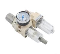Filtro ad aria compressa con separatore acqua-olio per aria compressa semi-e auto con controllo della pressione regolabile, nucleo in rame da 25-30 µm per applicazioni industriali (3/4")