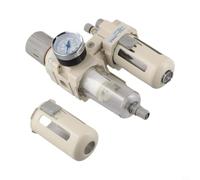Filtro ad aria compressa con separatore acqua-olio per aria compressa semi-e auto con controllo della pressione regolabile, nucleo in rame da 25-30 µm per applicazioni industriali (3/8")