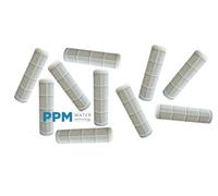 FILTRO ADDOLCITORE DEPURATORE CARTUCCIA IN NYLON LAVABILE ALTI 9"3/4 80 MIC.