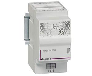 Filtro ADSL e splitter telefonico a 3 uscite e 1 uscita modem - 2 moduli