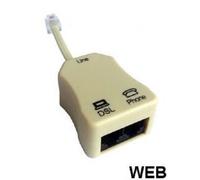 Filtro ADSL/SPLITTER RJ11 - 20 pezzi