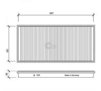 Filtro Aerazione per Interni Abitacolo Carboni Attivi Ford Fuoco Torneo Dnw