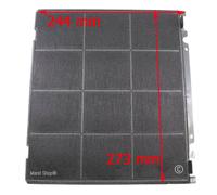 Filtro ai Carboni Attivi Antiodore TYPE D242 244 x 273 mm per Cappa Ariston HHB6