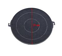 FILTRO AI CARBONI ATTIVI MOD 211 21 X 1,6 CM PER CAPPA CUCINA FALMEC ZANUSSI