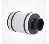 Filtro ai carboni attivi per coltivazione in Grow Box, con carbone attivo, con prefiltro 4 pollici, filtro per estrattore. 19,5x36cm 380m3/h.