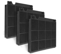 Filtro ai carboni attivi set 3x adatto come Elica Model15 E3CFE15 per cappa