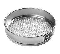 Filtro alimentare professionale 20 cm telaio cromato setaccio campione | Setaccio cinese tradizionale farmaceutico del setaccio sperimentale della prova (60 maglie)