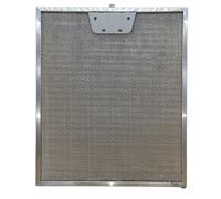 JCSPARES® - Filtro in alluminio metallo antigrasso 253x300x8mm per cappa aspirante da cucina compatibile con Elica Faber Hotpoint Ariston Indesit Smeg ed altri