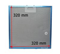 Filtro alluminio per cappa per Elica 320 x 320 x 9 mm SPOT - CIRCUS - TOP CUBE