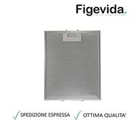 FILTRO ALLUMINIO per CAPPE ELICA mm.260 x 320 x 9 Adattabile : A.E.G/NEFF/BAUMATIC/HOTPOINT/INDESIT/ELICA/TEKA - ADATTO FIGEVIDA