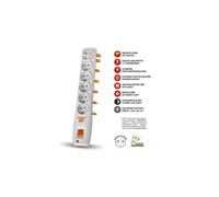 Filtro ant sovratensioni ACAR P7 grigio 5m W0119