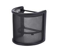 Filtro anti-pop per microfono, schermo antivento per microfono, forma a U, parabrezza, schermo antivento per microfono in rete, per studio, per microfono da 45 mm a 65 mm di