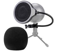 Filtro Anti-pop Snowball Mic con Parabrezza in Schiuma - 4 Pollici 3 Strati Pop Filter e Foam Windscreen per Blue Snowball Microfono per Migliorare la Qualità del Suono di YOUSHARES
