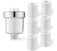 Filtro Anticalcare Doccia Filtro Acqua Doccia Con 6 Elementi Filtranti Sostituib