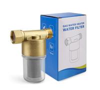Filtro Anticalcare, Filtro Lavatrice Trasparente, Filtro Acqua Doccia Inossidabile Riutilizzabile, Filtrazione Precisione, per Soffione Doccia, Rubinetto 0XBIT