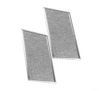 Filtro antigrasso a microonde con rete in alluminio WB02X35491 compatibile con GE CVM519P2P8S1 per Hotpoint RVM5160DH8WW Parte di ricambio per flusso d'aria più pulito (2 pezzi)
