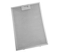 Filtro antigrasso for cappa aspirante 400 x 275 x 9 mm, ricambio for schermo di sfiato in rete di alluminio a 5 strati for cappe da cucina, argento