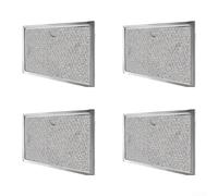 Filtro antigrasso in alluminio resistente per forni a microonde, 12 strati anti-grasso per GE per cappe Electrolux, lavabile, 20 x 15 cm (2)