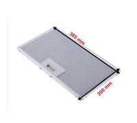 Filtro Antigrasso in Metallo Alluminio Paraschizzi 385 x 200 mm Cappa Faber