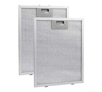 Filtro antigrasso in metallo per cappa da cucina, filtro per cappa aspirante della maggior parte delle principali marche di cappe da cucina, 300 x 250 x 9 mm (2 pezzi)