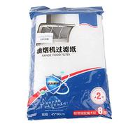 Filtro Antigrasso per Cappe da Cucina, Filtri di Colore Bianco Aspiranti Universale in non Tessuto Filtri Antipolvere Universali Cappa Aspirante Adatti a Cucina Assorbono Odori e Vapore 2Pezzi