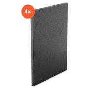 Filtro antiodore per bidoni dei rifiuti, con carboni attivi a 5 strati per un forte assorbimento degli odori, fino a 3 mesi di utilizzo in cucina e per i rifiuti organici, 4 pezzi per confezione