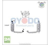 Filtro antiparticolato FAP Oyodo per FORD FOCUS C-MAX MAZDA 3 VOLVO V70 V50 S80