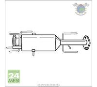Filtro antiparticolato FAP Sigam per OPEL AGILA SUZUKI SPLASH SWIFT
