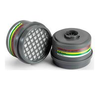 FILTRO ANTIPOLVERE "ACTIVE AIR F50 ABEK1 P3R" FILTRI CON ATTACCO RAPIDO PER MASCHERINE 2PZ PER SEMIMASCHEREA PROTEZIONE LAVORO DA GAS POLVERI FUMI NEBBIE