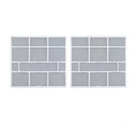 Filtro antipolvere per condizionatore d'aria da appendere, accessorio a rete per unità interna con sistema split AC centrale, aiuta a prevenire l'accumulo di polvere per migliorare l'efficienza del