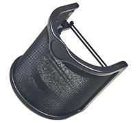 Filtro Antipop in Metallo per Microfono 5,6cm Nero | Maglia Traspirante, per Voci Chiare, Riduce le Plosive, per Streaming e Registrazione Domestica