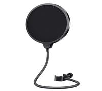 Filtro Antipop Per Microfono, Protezione Professionale Pop Filter Per Microfoni, Previene Rumori Plosivi, Sibilanti E Schizzi, Universalmente Compatibile Con Tutti I Microfoni