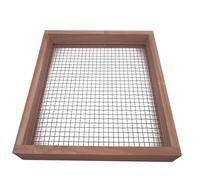 Filtro antisporco, filtro multiuso per fondo da giardino - Forniture da giardino riutilizzabili, rete setaccio in acciaio inox per progetti di orticoltura