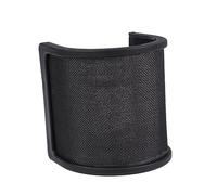 Filtro Antivento Microfono U a Tre Strati Nero per Canto | Montaggio Sul Microfono, Riduce Aria e Saliva, per Home Studio, Podcaster, Cantanti