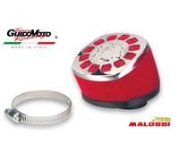 FILTRO ARIA Ø 35,5 RED FILTER E14 INCLINATO CARBURATORI PHVA PHBN MALOSSI 04114